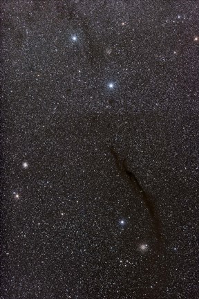 Framed Dark Doodad Nebula in the southern Constellation Musca Print