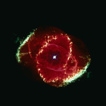 Framed Cats Eye Nebula Print