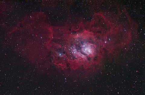 Framed Lagoon Nebula Print