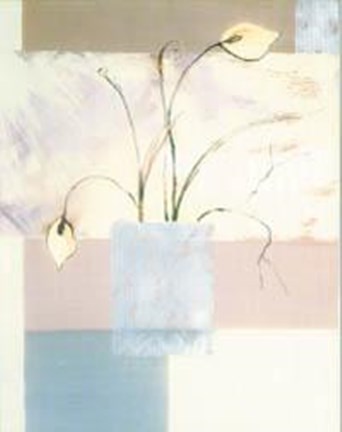 Framed Abstract Floral II Print