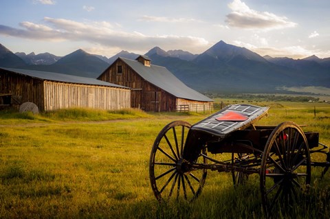 Framed Older Times Print