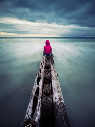 Framed To have the World in Front of You Print