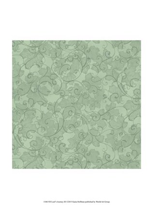 Framed Leaf&#39;s Journey III Print