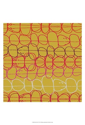 Framed Red Fall II Print