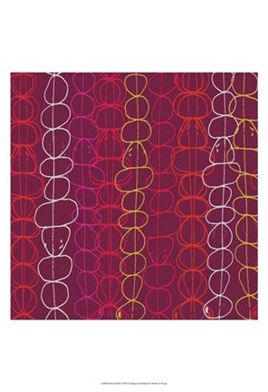 Framed Red Fall III Print