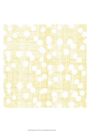 Framed Popping Flowers IV Print