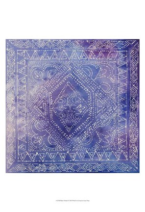 Framed Batik Nebula I Print