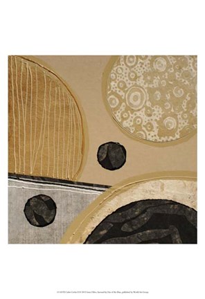 Framed Calm Circles II Print