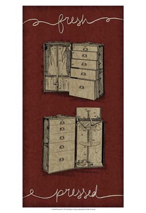 Framed Pressed II Print