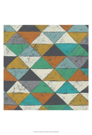 Framed Lucien&#39;s Pattern II Print