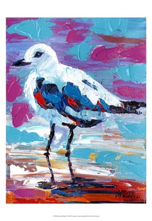 Framed Seaside Birds II Print