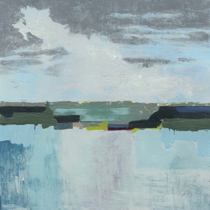 Framed Day at the Sea II Print