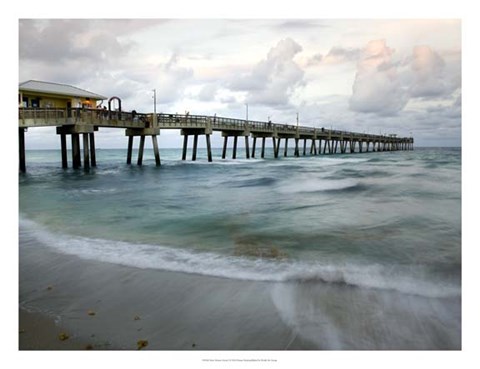 Framed Slow Motion Ocean I Print
