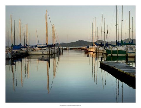 Framed Marina Sundown II Print