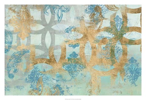 Framed Pattern Construct II Print