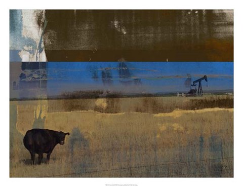 Framed Texas Gold Print