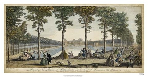 Framed View of Fontainebleau III Print
