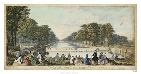 Framed View of Fontainebleau IV Print