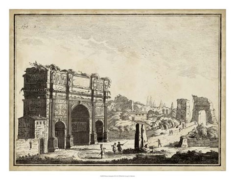 Framed Roman Antiquities II Print