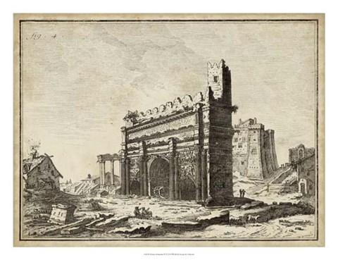 Framed Roman Antiquities IV Print