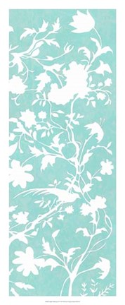 Framed Graphic Chinoiserie II Print