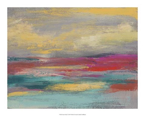 Framed Sunset Study I Print