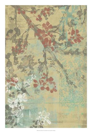 Framed Blossom Panel I Print