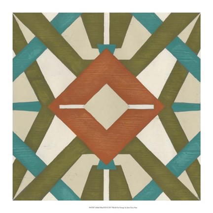 Framed Global Motif III Print
