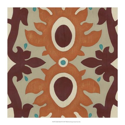 Framed Global Motif IV Print