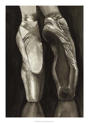 Framed Ballet Shoes I Print