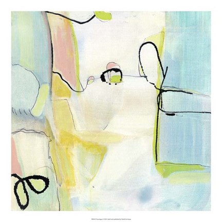 Framed Travelogue I Print