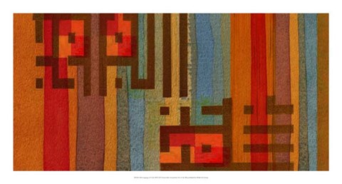 Framed Language of Color III Print