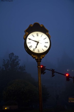 Framed 6:49 In Albany Print