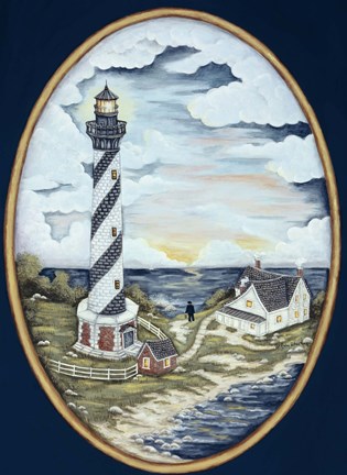 Framed Cape Hatteras Lighthouse Print