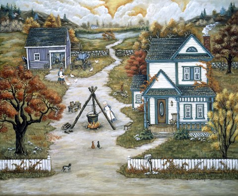 Framed Soap Making Day Print