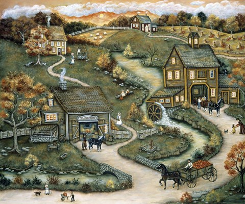 Framed Autumn Day Print