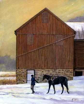 Framed Morning Lesson Print