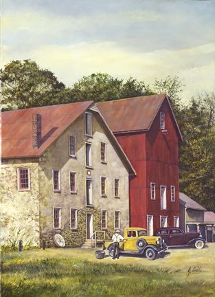 Framed Pickup Prallsville Print