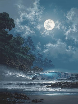 Framed Behold the Moon Print