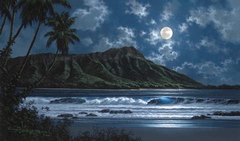 Framed Diamond and Pearls Print