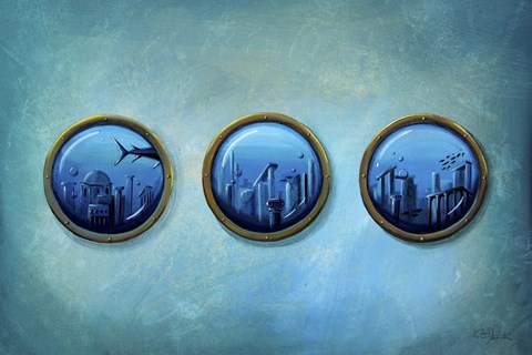 Framed Gateway to Antiquity Print