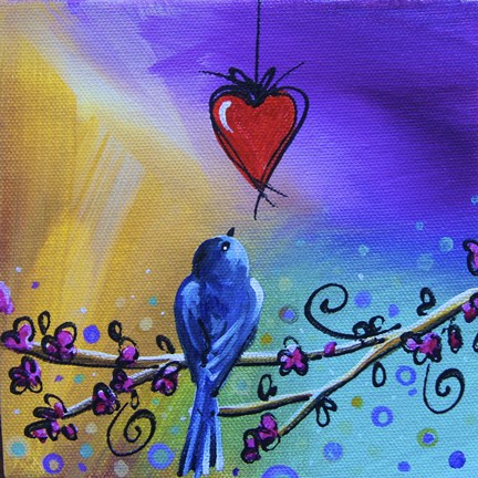 Framed Song Bird VI Print