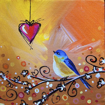 Framed Song Bird VII Print