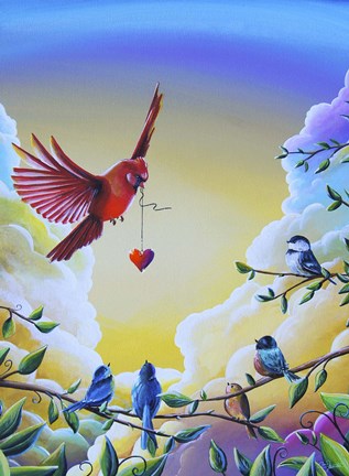 Framed This Heart Of Mine Print