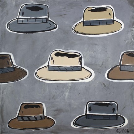 Framed Hats Off Print