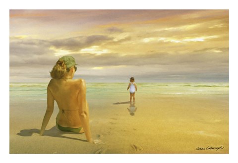 Framed Mother &amp; Daughter Print