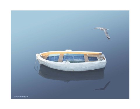 Framed Blue Dream 2 Print