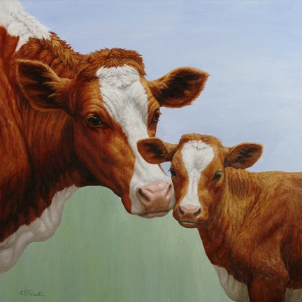 Framed Cream and Sugar Print