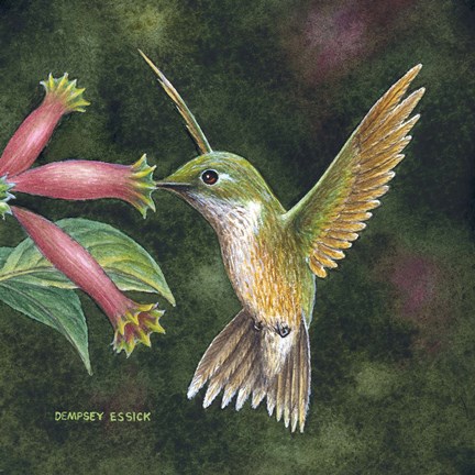 Framed Backyard Jewel Print