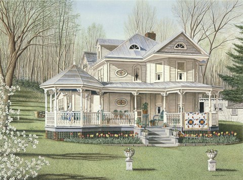 Framed Springtime at Irena&#39;s Print